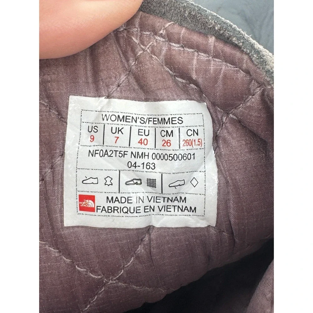 The North Face Thermoball Mid Boots Womens 9 Gray